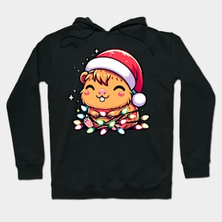 Capybara Christmas Hoodie